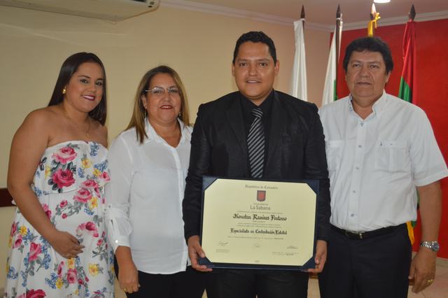 Luisa Fernanda Salazar, Elisabeth Perdomo, Jhonatan Ramírez y Rubiel Ramírez.